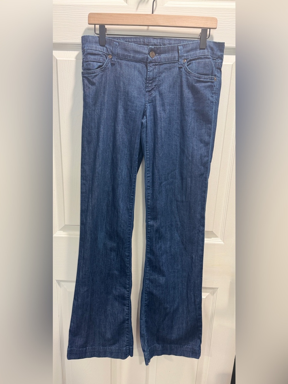Citizens of Humanity Berkin Wide Leg Jeans Size 28 Low Rise Stretch Denim - Picture 2 of 10
